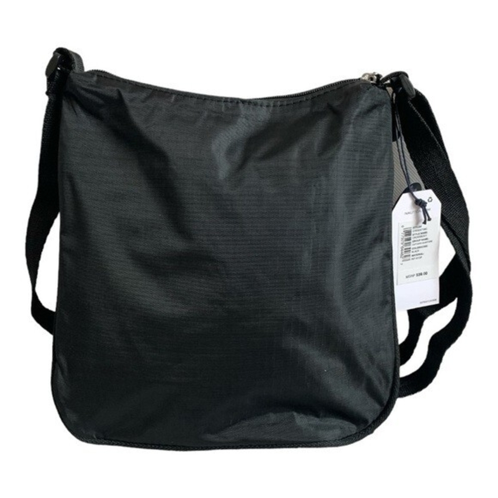 Nautica Black Nylon Captain's Quarters Hobo Crossbody Travel Bag NWT - Picture 5 of 9